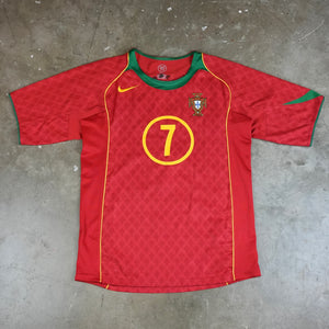 Portugal #7 Figo 90's Jersey
