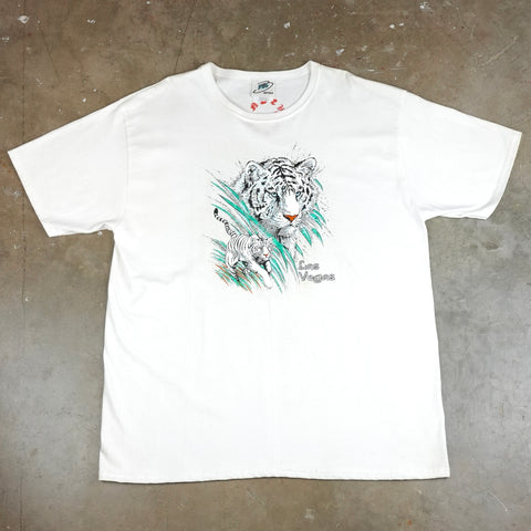 Glitter Tiger Las Vegas 90's T-Shirt