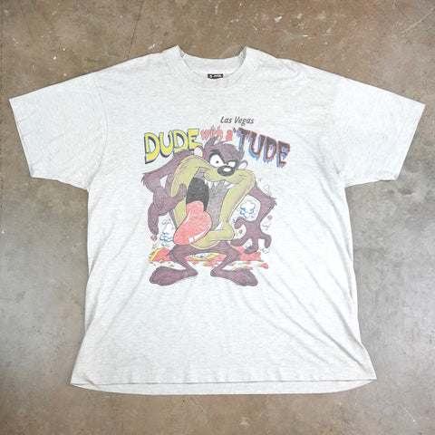 Taz/Dude with a Tude 00's T-Shirt