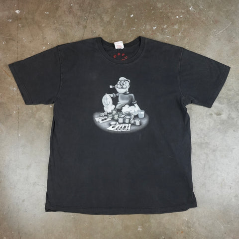 Popeye Playing Poker 90's T-Shirt