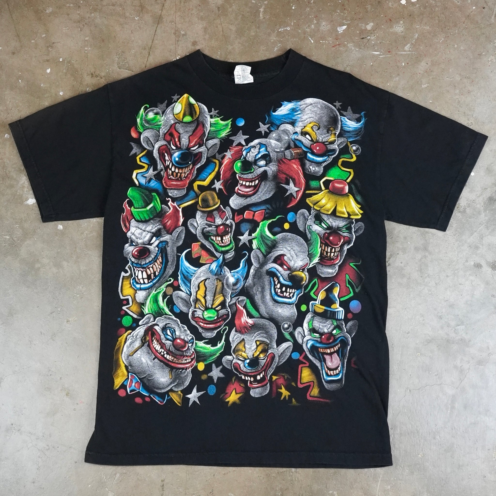 Clown All Over Print 00's T-Shirt