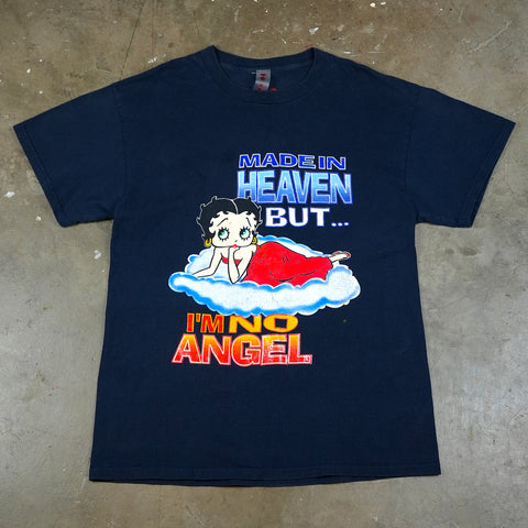 Betty Boop Made in Heaven but I'm no Angel 90's T-Shirt