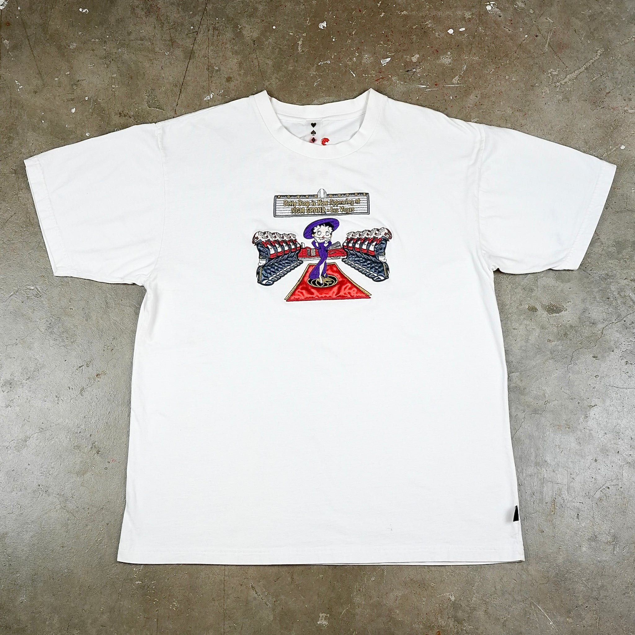 Betty Boop Now Appearing Stitched Patched 1997 T-Shirt