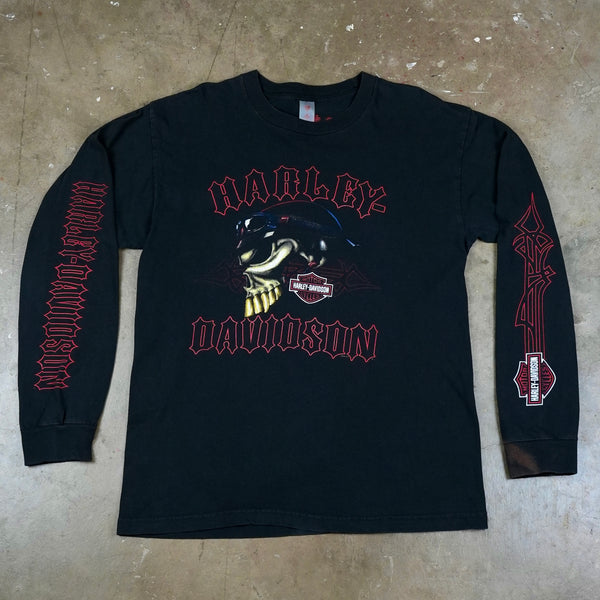 Harley Davidson Las Vegas Skull 2008 Long Sleeve T-Shirt
