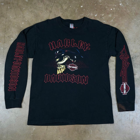 Harley Davidson Las Vegas Skull 2008 Long Sleeve T-Shirt