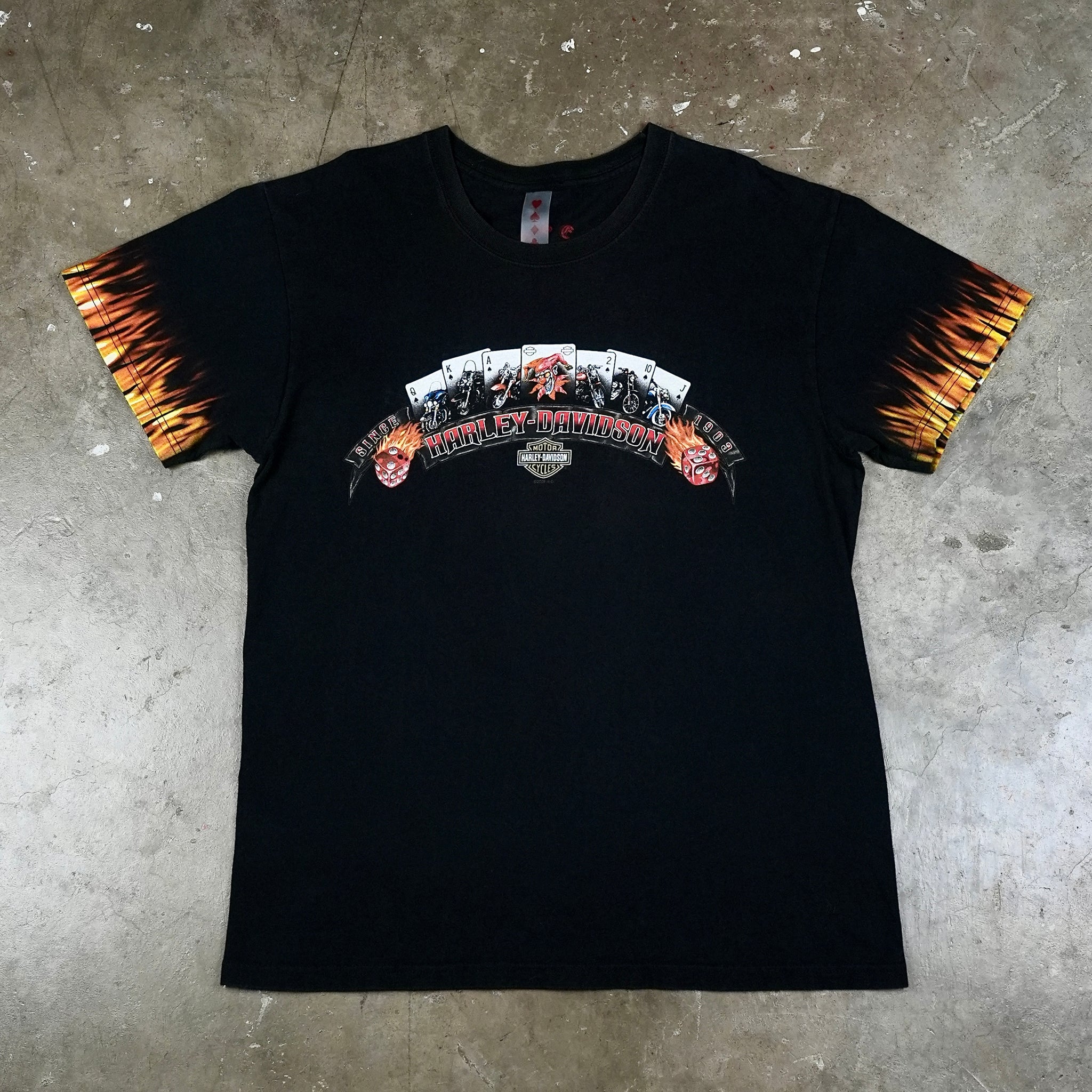 Harley Davidson '06 Flame Sleeves T-Shirt