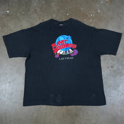Planet Hollywood Las Vegas Cards, Dice and Chips 1991 T-Shirt