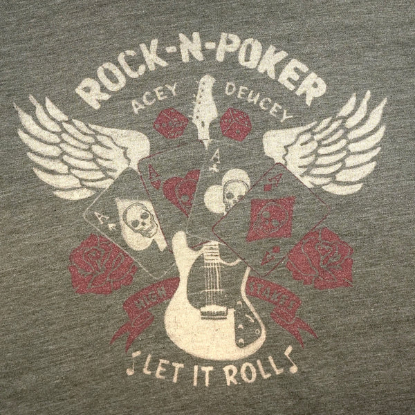 Rock n Poker Guitar w/ Wings 00's T-Shirt