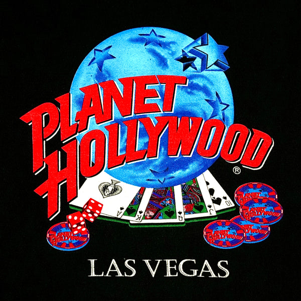 Planet Hollywood Las Vegas Cards, Dice and Chips 1991 T-Shirt