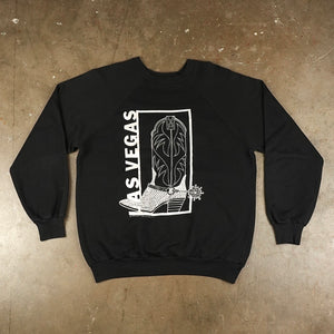 Cowboy Boot Las Vegas 1986 Crewneck Sweatshirt
