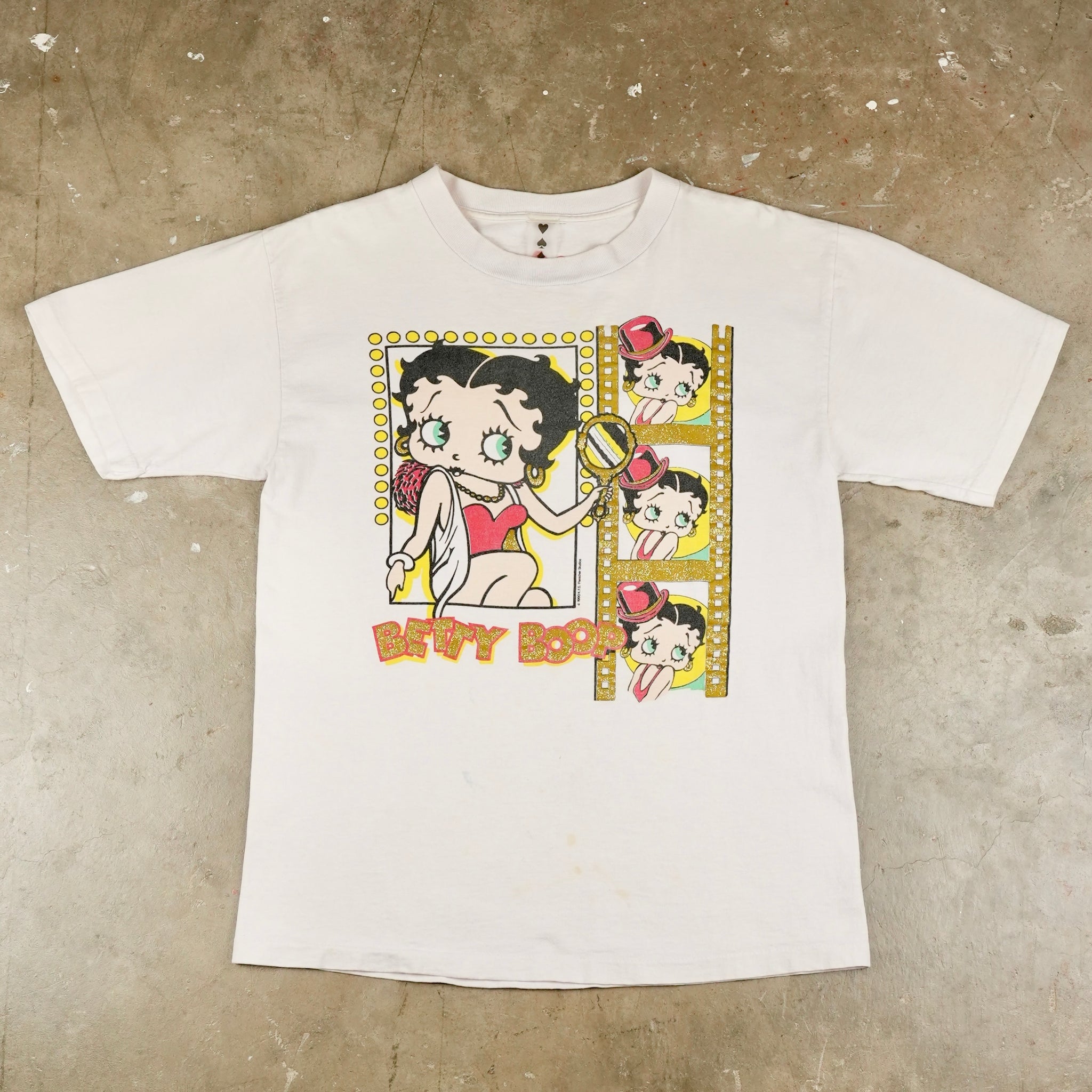 Betty Boop Glitter Film Strip 1990 T-Shirt