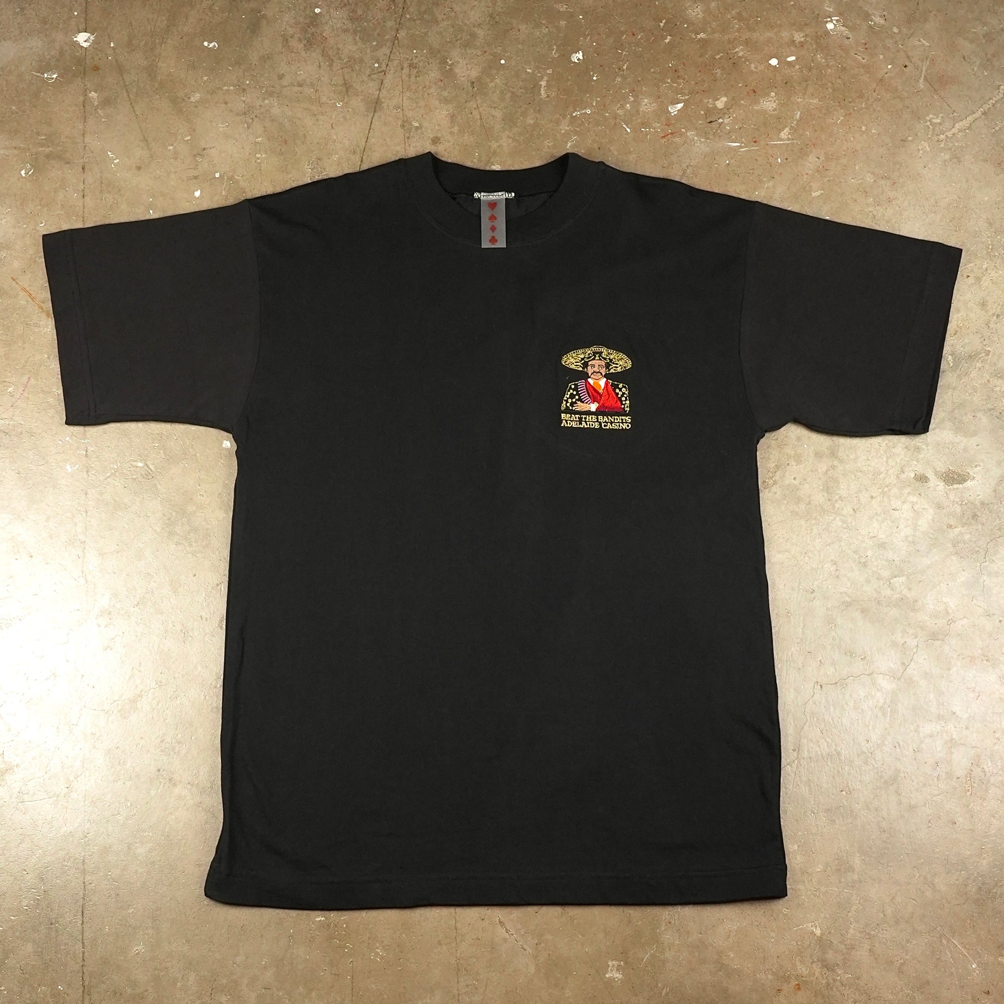 Adelaide Casino Beat the Bandits Embroidered 90's T-Shirt
