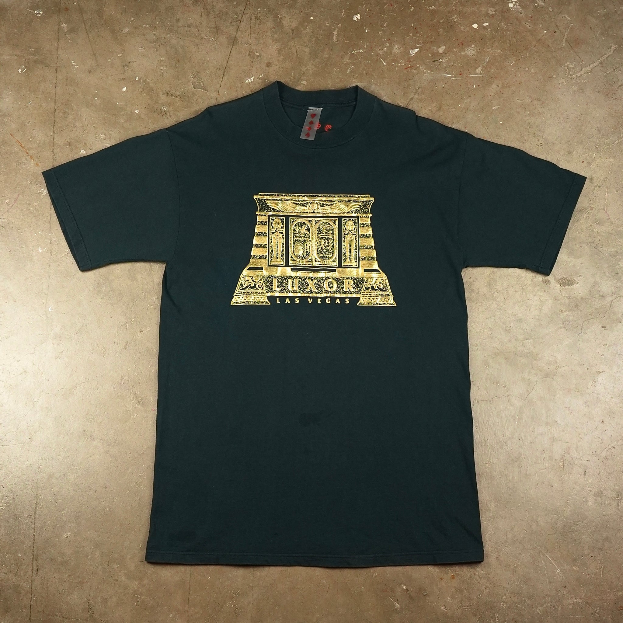 Luxor Gold Puff Print 90's T-Shirt