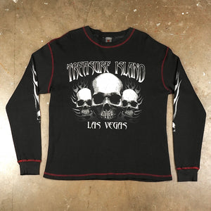 Treasure Island Skulls 90's Long Sleeve Shirt