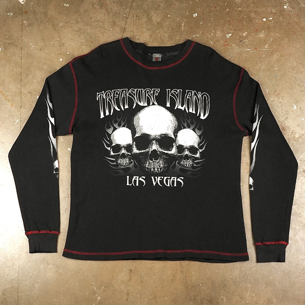 Treasure Island Skulls 90's Long Sleeve Shirt