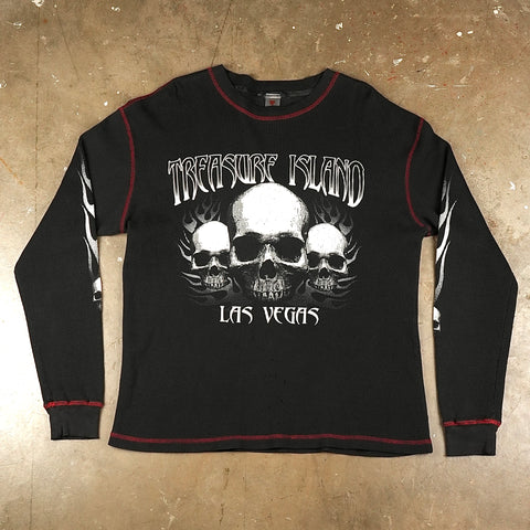 Treasure Island Skulls 90's Long Sleeve Shirt