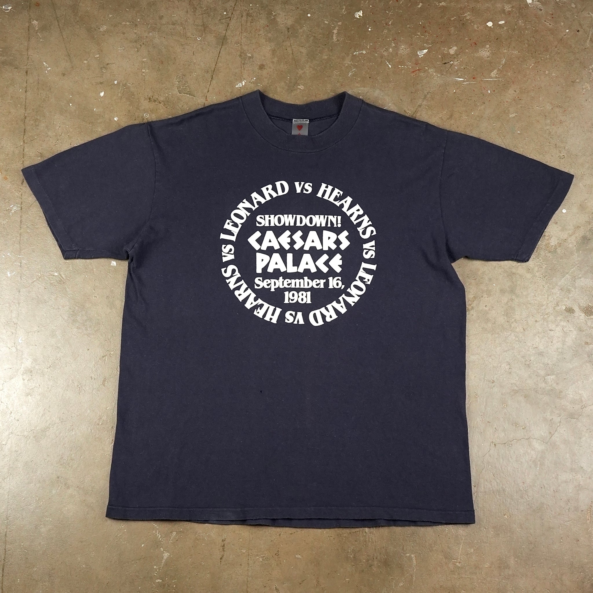 Caesars Palace Leonard vs Hearns Boxing 1981 T-Shirt