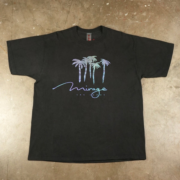Mirage Trees in Blue Metallic 00's T-Shirt