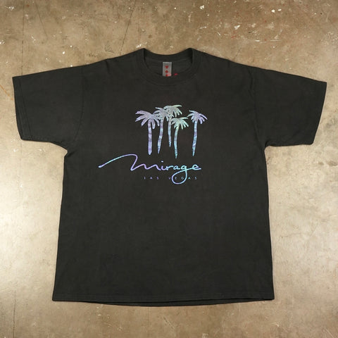 Mirage Trees in Blue Metallic 00's T-Shirt