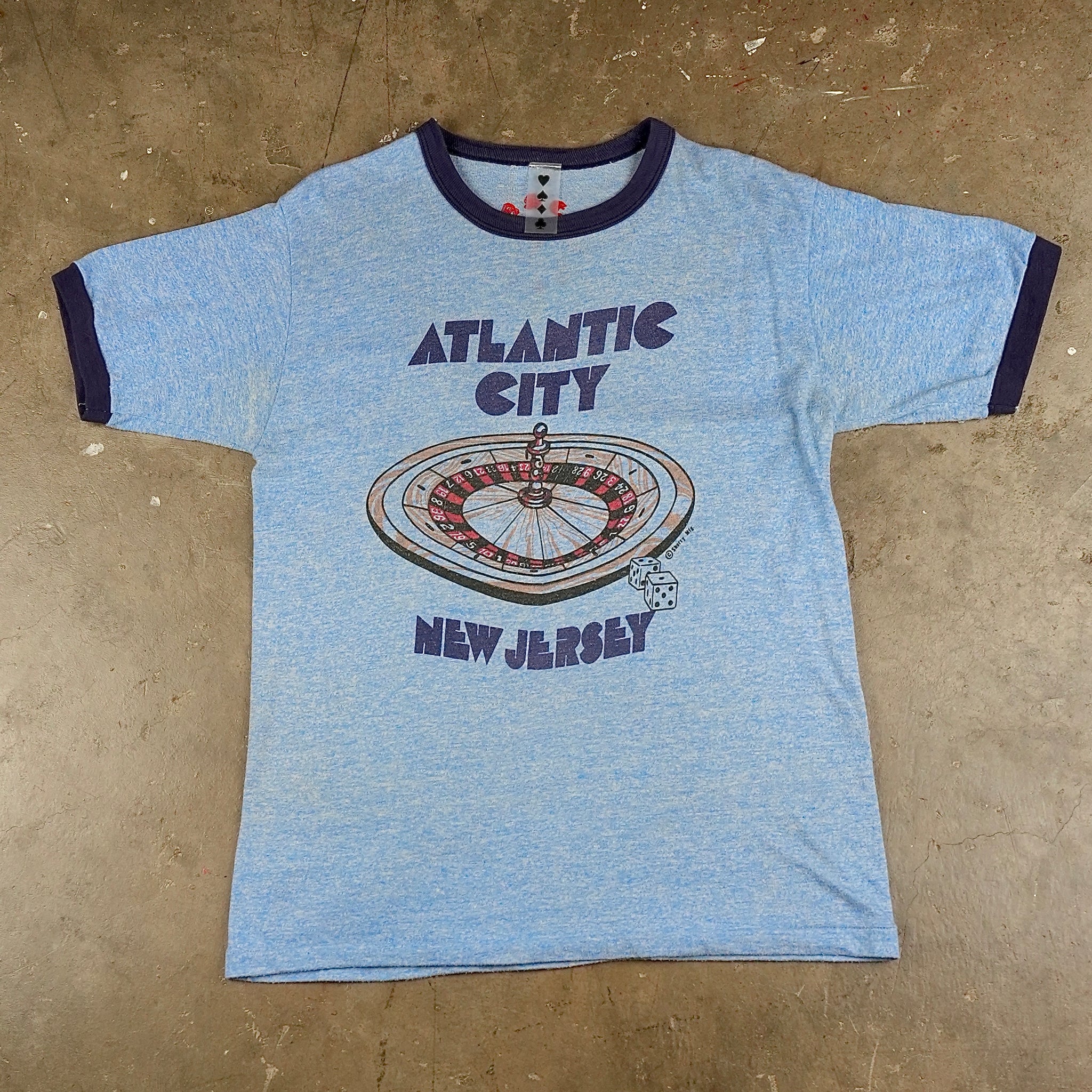 Atlantic City, NJ Roulette 80's T-Shirt