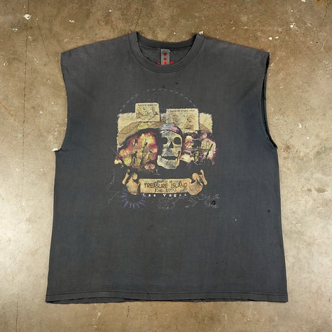 Treasure Island Pirate 1993 Cutoff Tank Top