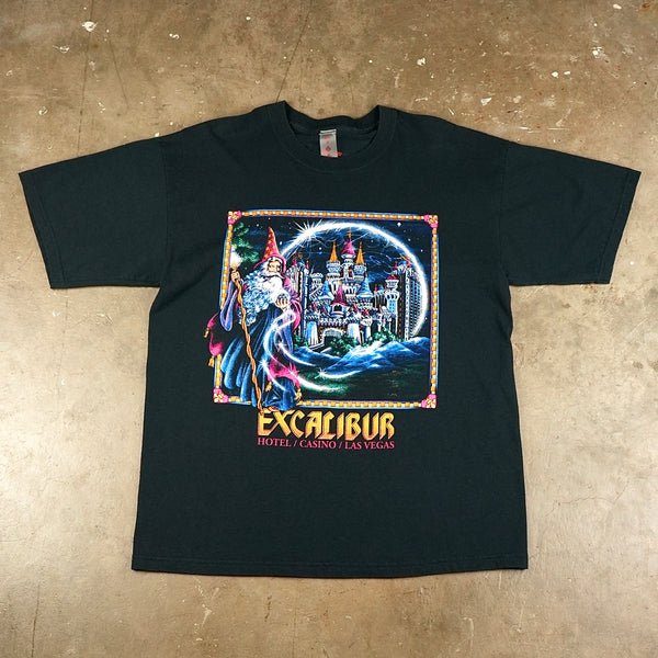 Excalibur Sorcerer w/Glitter 00's T-Shirt