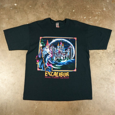 Excalibur Sorcerer w/Glitter 00's T-Shirt