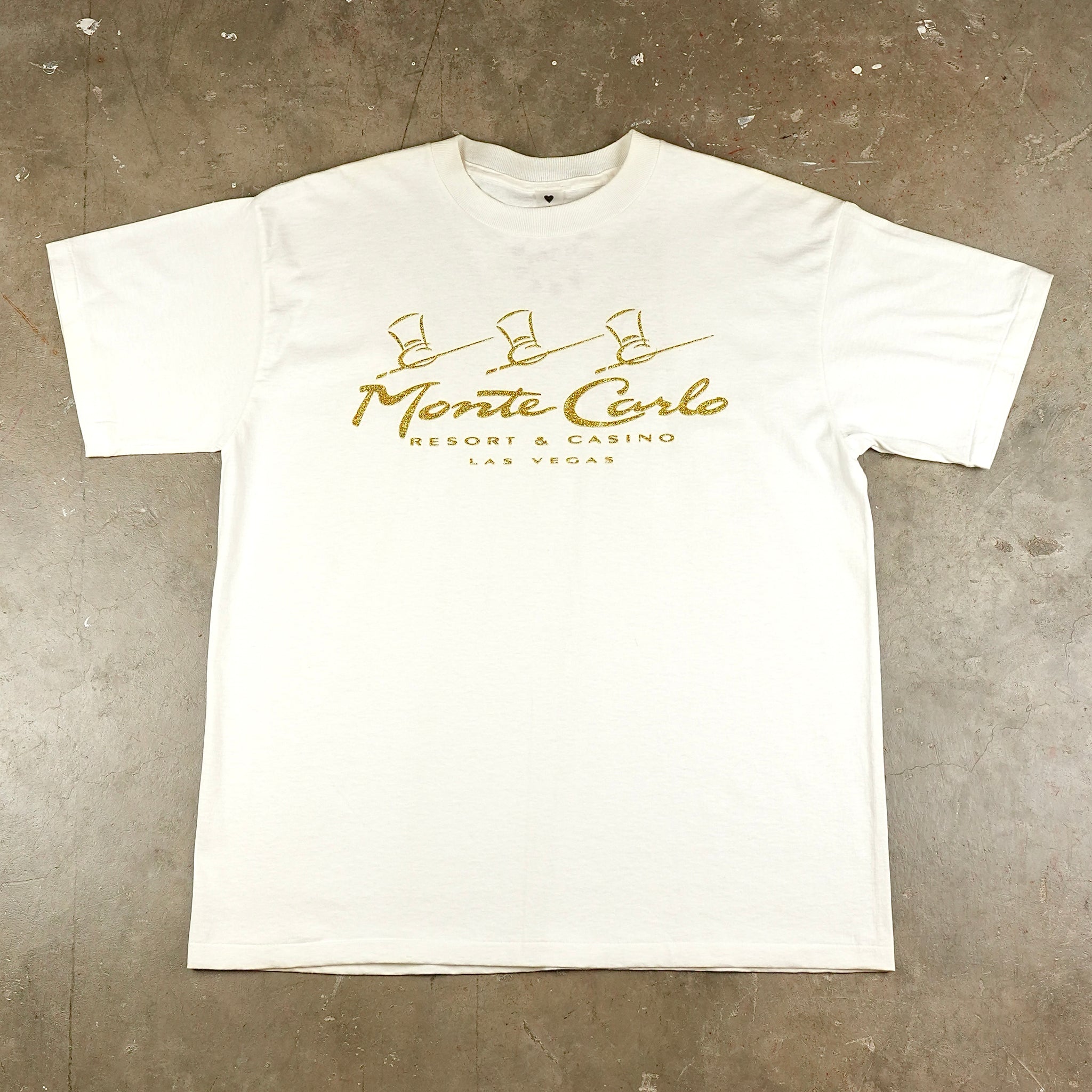 Monte Carlo Gold Sparkle 00's T-Shirt