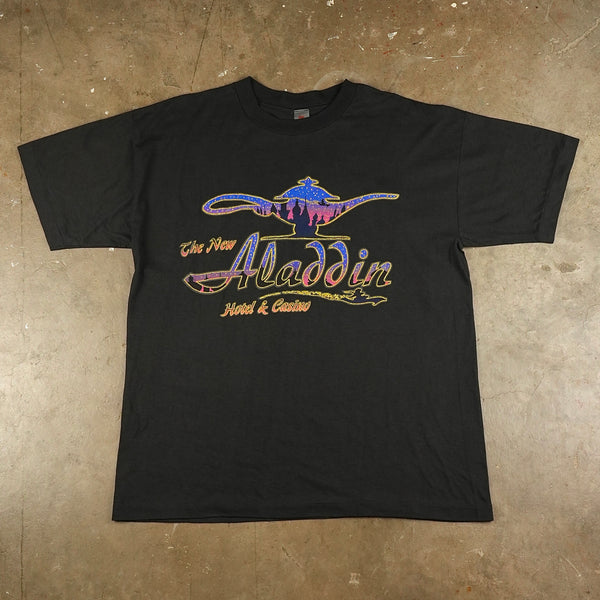 Aladdin Gold Glitter Lamp 80's T-Shirt
