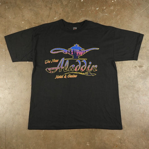 Aladdin Gold Glitter Lamp 80's T-Shirt