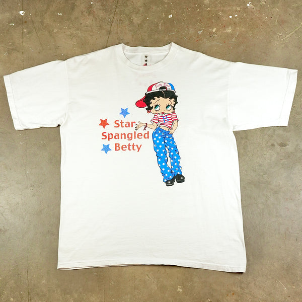 Betty Boop Backwards Hat 90's T-Shirt