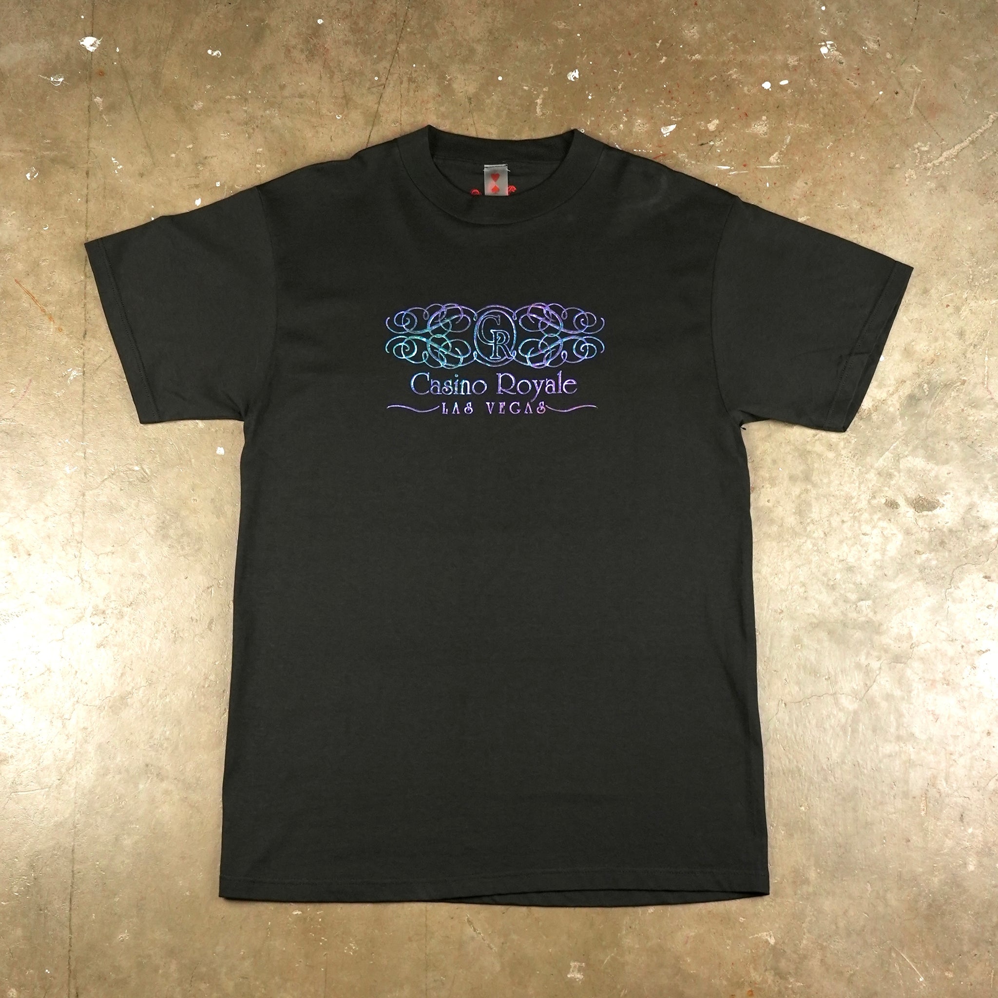 Casino Royale in Purple/Blue Metallic Puff 00's T-Shirt