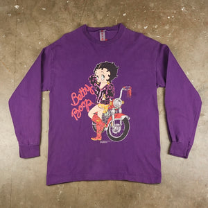 Betty Boop Motorcycle 1994 Long Sleeve T-Shirt