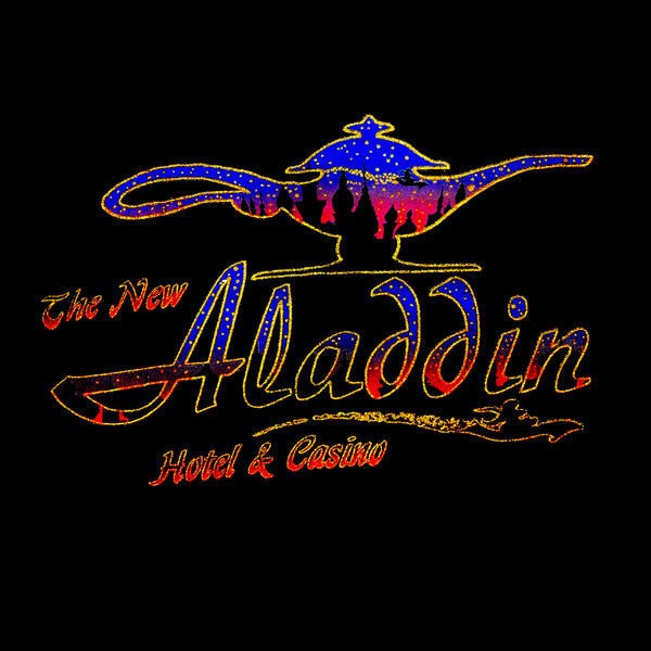 Aladdin Gold Glitter Lamp 80's T-Shirt