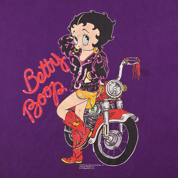 Betty Boop Motorcycle 1994 Long Sleeve T-Shirt