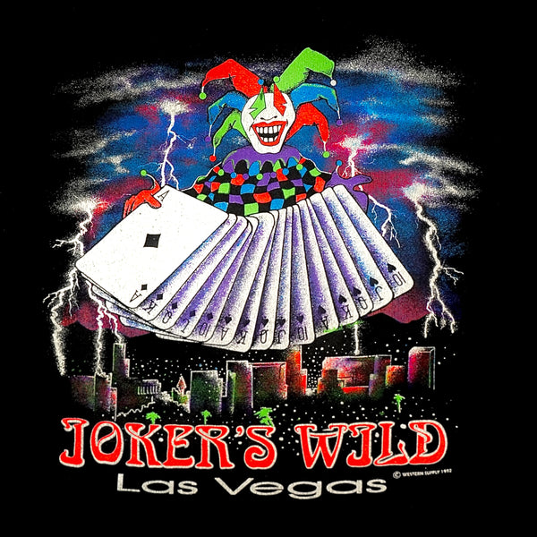 Jokers Wild Las Vegas 1992 Crewneck Sweater