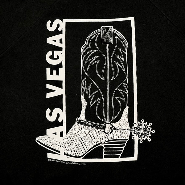 Cowboy Boot Las Vegas 1986 Crewneck Sweatshirt