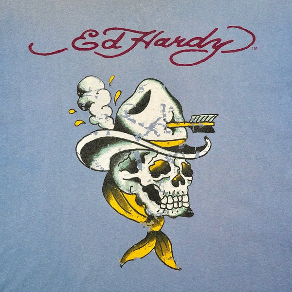 Ed Hardy Cowboy Skull 00's T-Shirt