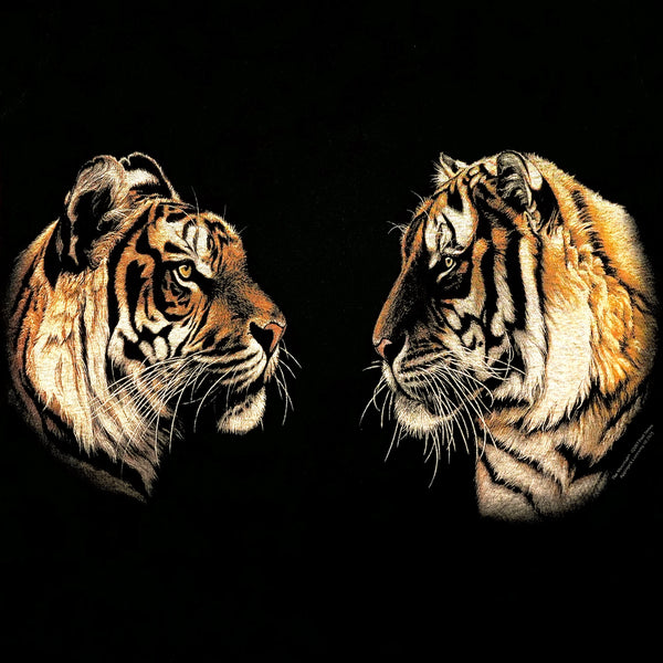 Siegfried and Roy Mirage 2 Tigers 90's T-Shirt