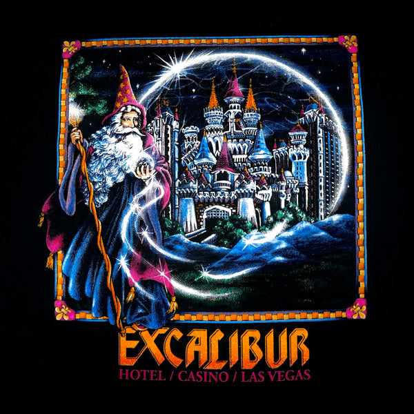 Excalibur Sorcerer w/Glitter 00's T-Shirt